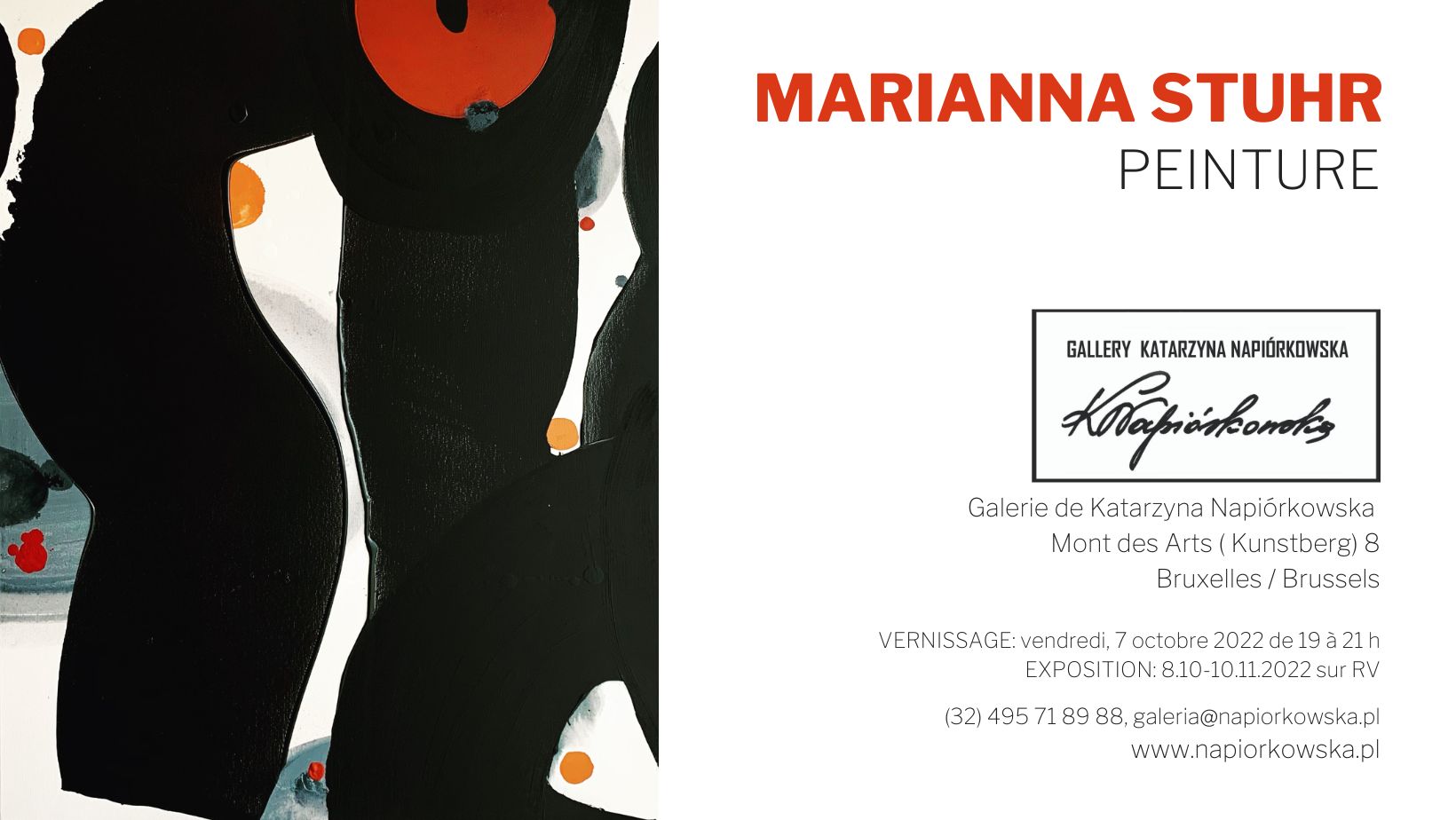 Galerie de Katarzyna Napiórkowska Mont des Arts ( Kunstberg) 8 Bruxelles Brussels (32) 495 71 89 88, galeria@napiorkowska.pl www.napiorkowska.pl (1)