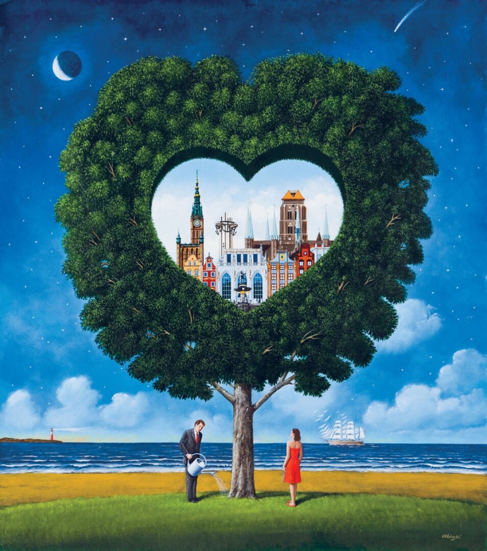 Rafał Olbiński grafika obraz Galeria Sztuki Katarzyny Napiorkowskiej (86)
